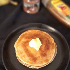 Banana Pancake without Egg A picture of Banana Pancake without Egg.