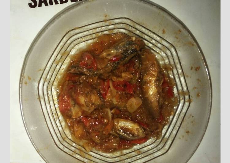 Ikan Sarden (Masak Sarden kalengan biar lebih enak)