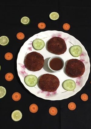 A picture of Vegetable Cutlets.