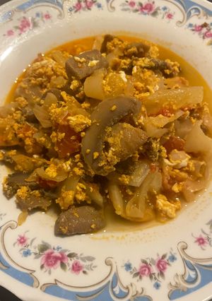 Erdei gombás lecsó recept fotója