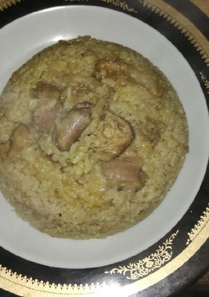 صورة لوصفة أرز بالكبد والقوانص