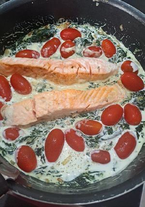 Une photo de Saumon à la Toscane
