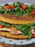 Omelette de zanahoria relleno
