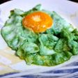 Huevos fritos verdes