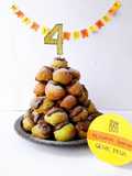Oliebollen Pandan Pisang Kismis