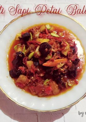 Foto resep Ati Sapi Petai Balado