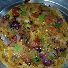 A picture of Chappati pizza.