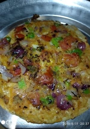 A picture of Chappati pizza.