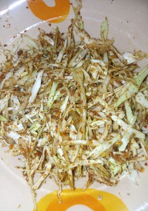 A picture of Kwadon cabbage.