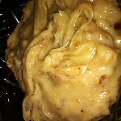 A picture of Irvixen's Apple Brickle Fruit Dip.