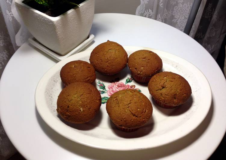 Steps to Make Speedy Applesauce Cranberry Coconut Raspberry Muffins (eggless)