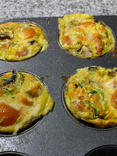 Una foto de Mini frittatas de verduras