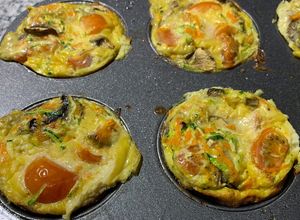 Una foto de Mini frittatas de verduras