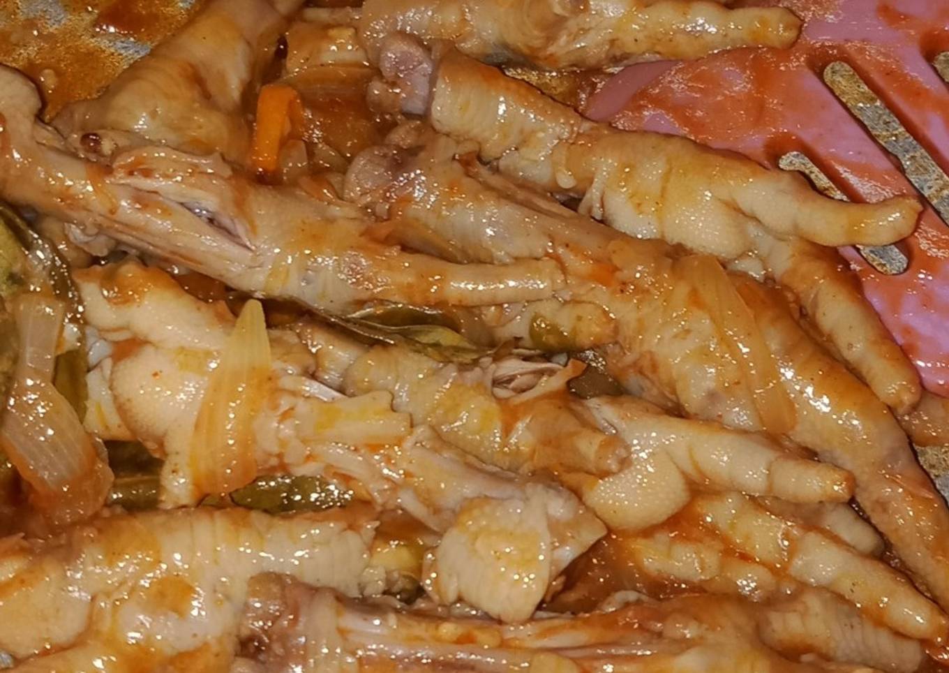 Ceker Ayam Saus Pedas