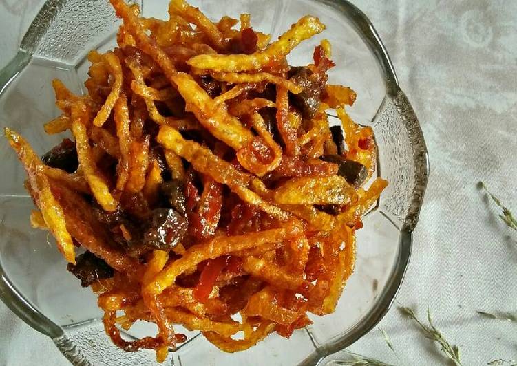 Cara Gampang Membuat Sambel goreng kentang hati sapi yang Lezat