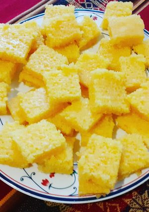 Una foto de Brownie de naranja