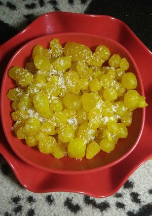 A picture of Sweet boondi.