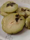 Chayotes con albahaca