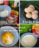 Bánh bông lan nấu bằng nồi cơm điện siêu dễ