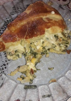 Una foto de Tarta de acelga y espinaca