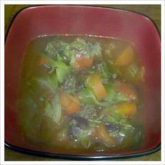 A picture of Easy Beef & Vegetable soup.