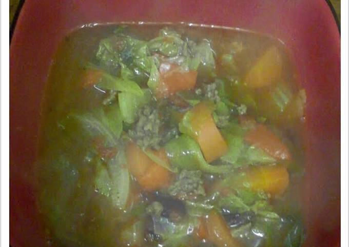 Easy Beef & Vegetable soup