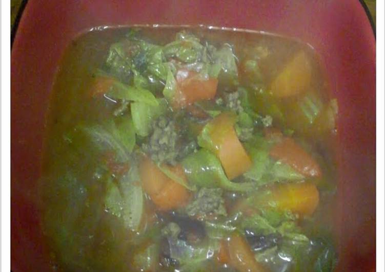 Easy Beef &amp; Vegetable soup