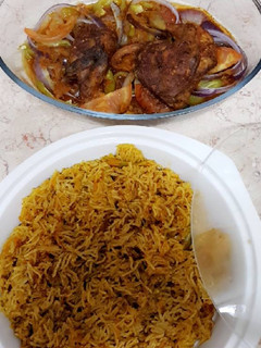 صورة لوصفة كبسة دجاج