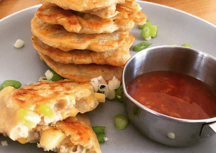 Sourdough Buckwheat Sweetcorn Fritters 🥞🐾