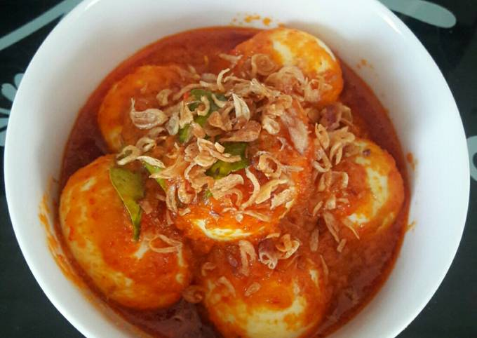 Telur Rendang daun Jeruk