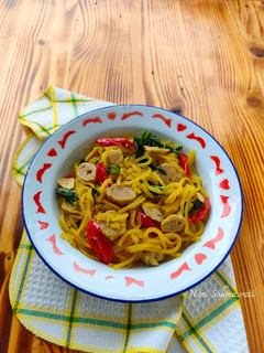 Foto resep Oseng Mie Kenyil/Mie Pentil Bakso Sapi