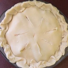 A picture of Simple Rhubarb Pie.