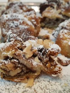 Una foto de Trenza de chocolate y almendras