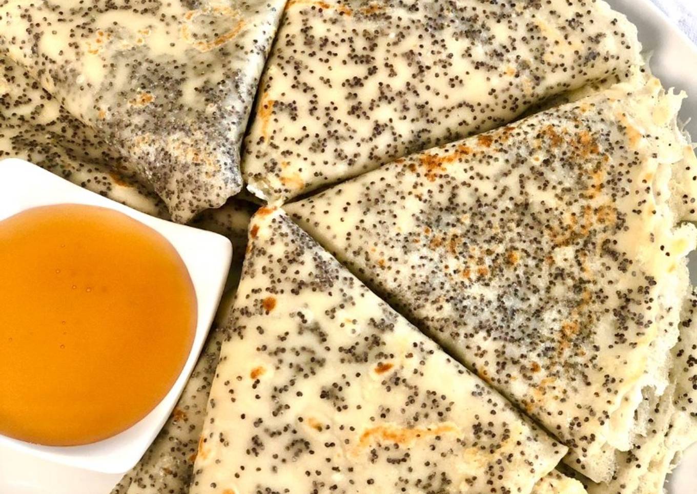 Crêpes aux graines de pavot