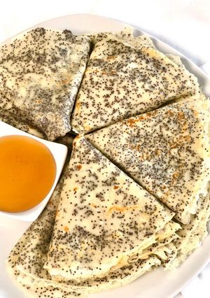 Une photo de Crêpes aux graines de pavot