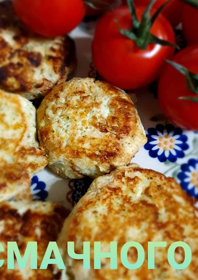 Курячі котлети з гарбузом та броколі
