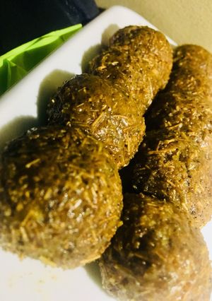 صورة لوصفة حلى كرات الشعيرية