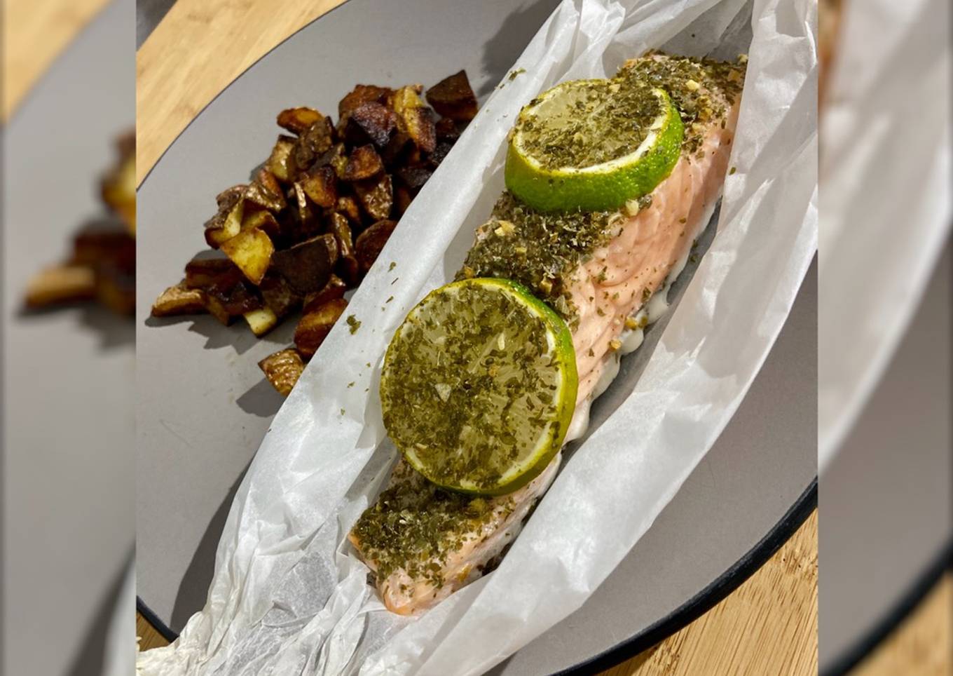 Saumon en papillote