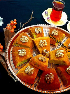 عکسی از دستور کیک کدو حلوایی با گردو👌