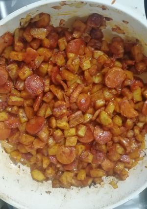 عکسی از دستور سوسیس بندری