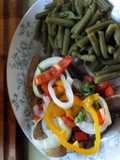 Baked T Bone and veggies