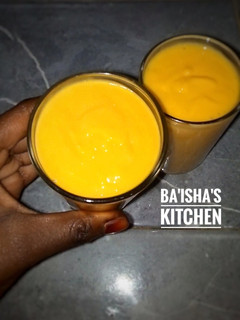 A picture of Mango smoothie.