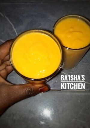 A picture of Mango smoothie.