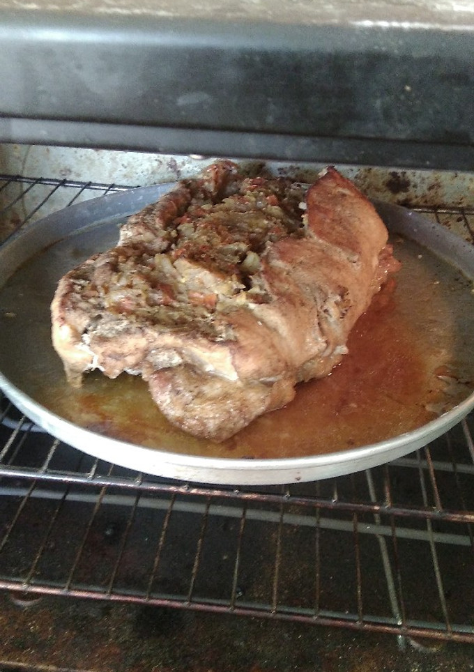Una foto de Lomo de cerdo agridulce relleno