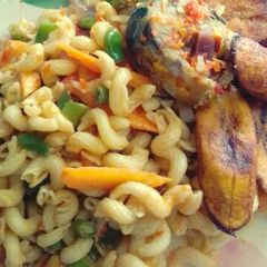A picture of Vegetable pasta.