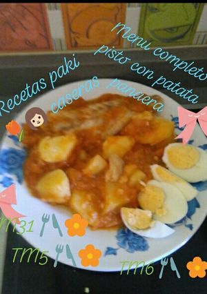 Foto principal de Menús completo de pisto con Thermomix 🍴💠