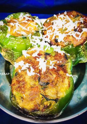 A picture of Bharwa capsicum.