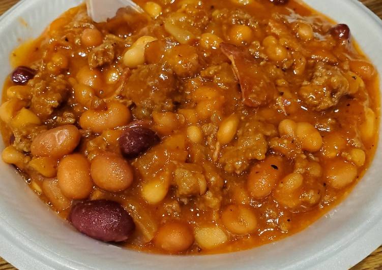 Steps to Prepare Any Night Of The Week Crockpot Calico Beans