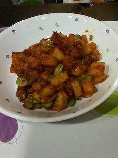 Foto resep Sambal goreng kentang +pete