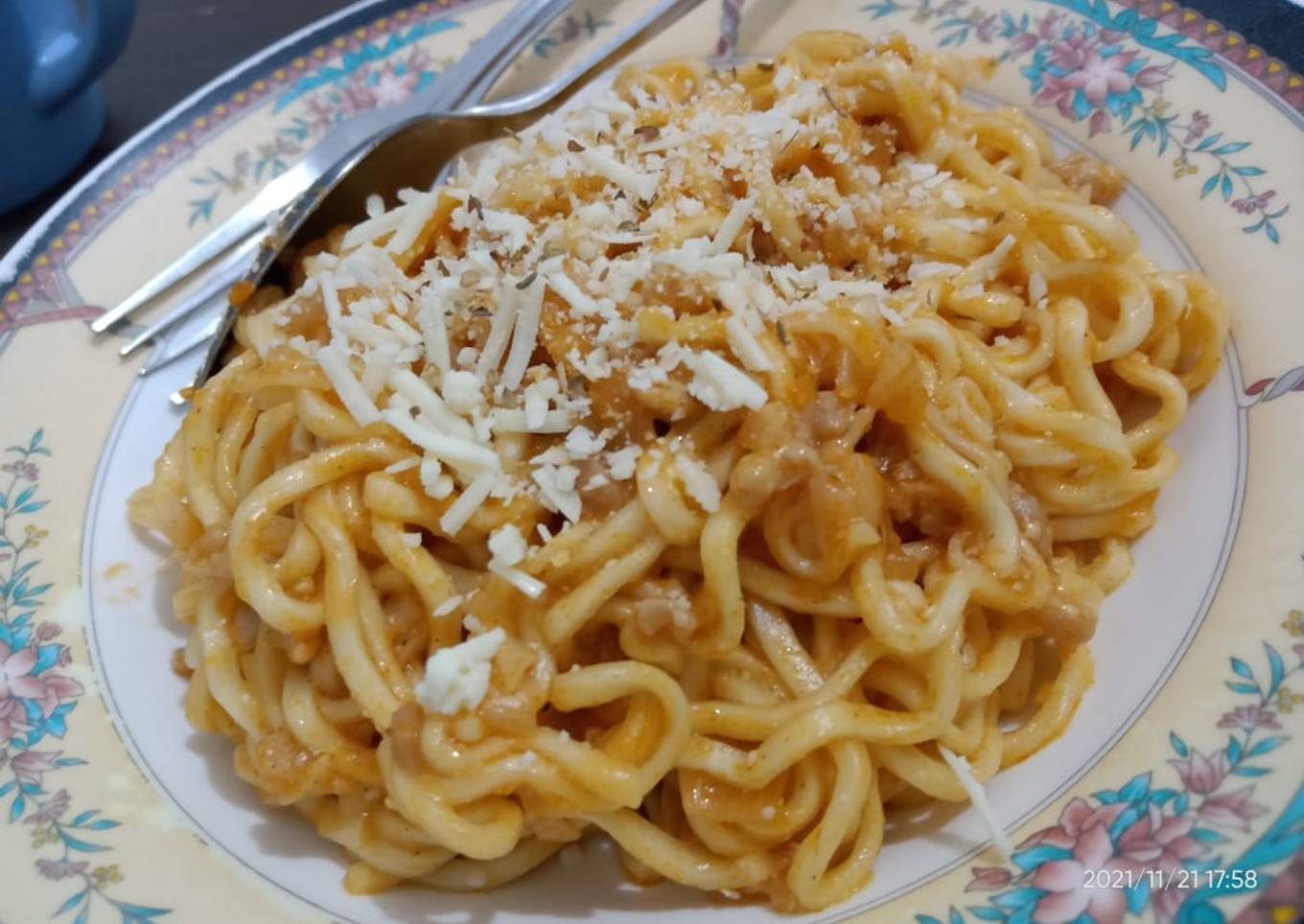 Mie Spaghetti Bolognese Homemade